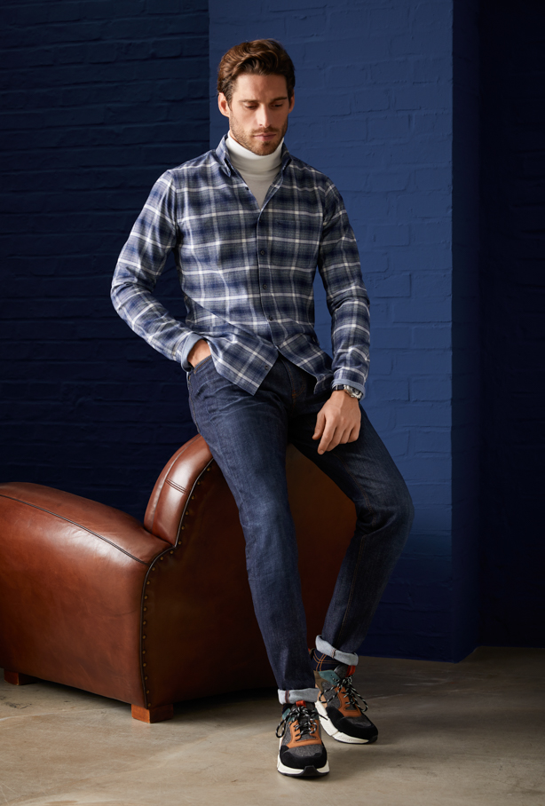 Brax clothing for men and women available online at Jourdain